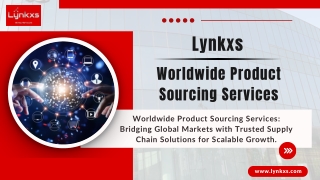 Worldwide Product Sourcing Services