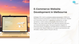 Affordable E-Commerce Website Development in Melbourne by EZYDigital