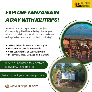 KiliTrip pdf tanzania day trip new