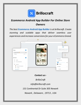 Ecommerce Android App Builder For Online Store Owners