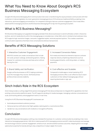 What You Need to Know About Google’s RCS Business Messaging Ecosystem