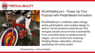 Rockthebike.pro Turn Pedals Into Power, Smoothies, and Awareness