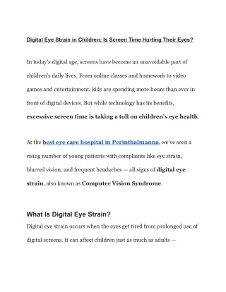 Digital Eye Strain in Children_ Is Screen Time Hurting Their Eyes_