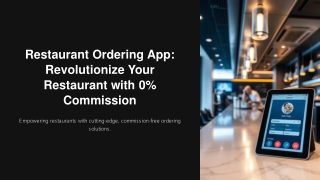Commission-Free Restaurant Ordering App Built for You