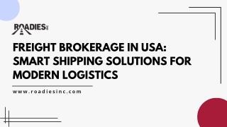 Freight Brokerage in the USA: How Brokers Power Modern Logistics