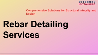 Rebar Detailing Services