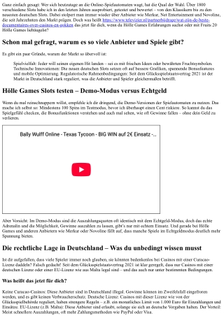 Hölle Games Spielautomaten – Echt heiß oder nur heiße Luft?