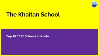 Discover Excellence with the Top 10 CBSE Schools in Noida