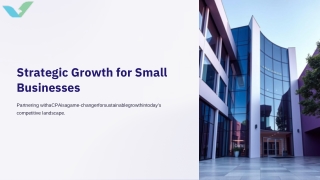 Financial Roadmap to Success: A CPA's Guide for Small Businesses