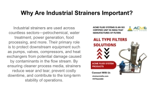 Why Are Industrial Strainers Important_