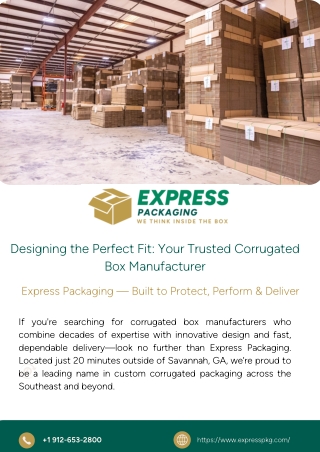 _Express Packaging  Trusted Corrugated Box Manufacturers Since 1979