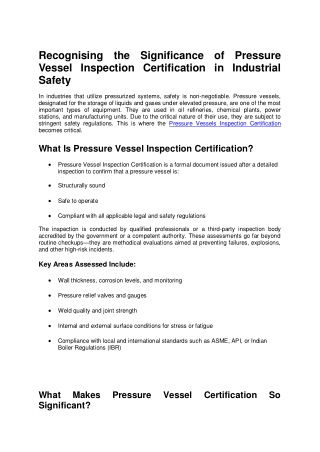 Power Press Machine Inspection Certification (1)