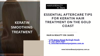 Essential Aftercare Tips for Keratin Hair Treatment on the Gold Coast