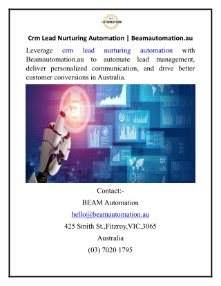 Crm Lead Nurturing Automation  Beamautomation.au