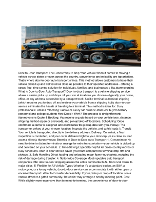 Best Shipping Company form titan movers usa