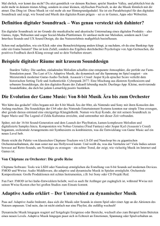 Soundtrack von Stardew Valley: Die Magie des digitalen Klangs im virtuellen Raum