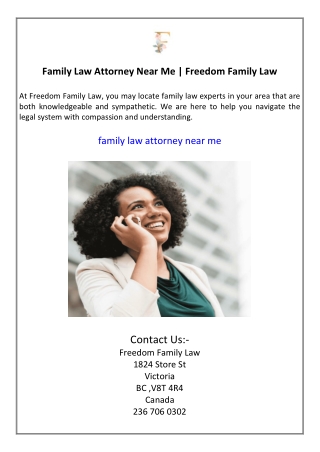 Family Law Attorney Near Me  Freedom Family Law