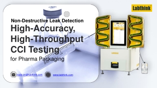 non-destructive leak detection for pharmaceutical packages