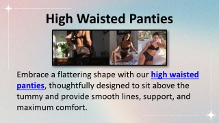 High Waisted Panties