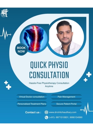 Quick Physio Consultation | Pain Management Physiotherapy & Rehabilitation