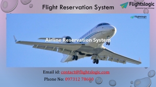 Flight Reservation System
