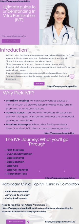 IVF Demystified: What Really Happens Inside the Lab at Karpagam Clinic?