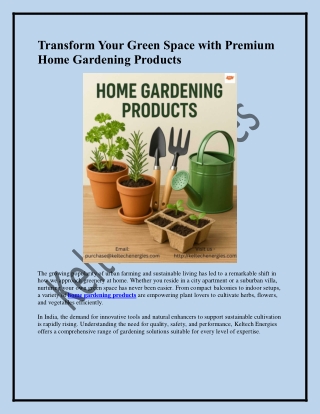 Top Home Gardening products & Soilless Medium Products in India