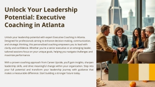 Executive Coaching in Atlanta