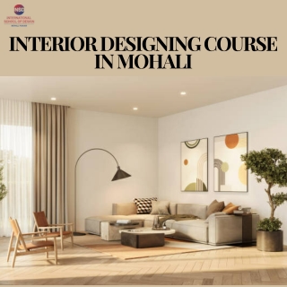 Explore the Best Interior Designing Course in Mohali