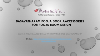 Dasavatharam Pooja Door Aaccessories
