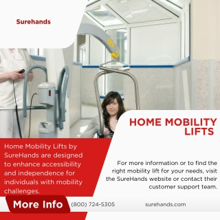 Home Mobility Lifts  Surehands