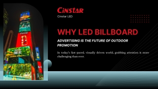 Why LED Billboard Advertising Is the Future of Outdoor Promotion