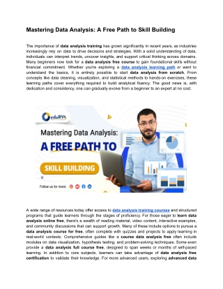 Mastering Data Analysis_ A Free Path to Skill Building (1)