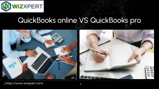 QuickBooks online VS QuickBooks pro