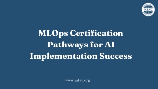 MLOps Certification Pathways for AI Implementation Success
