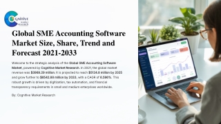 Global SME Accounting Software Market Size, Share, Trend and Forecast 2021-2033