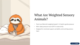 Meticulously Crafter Weighted Stuffed Animals| Cute Stuffed Animals for Anxiety