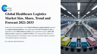 Global Healthcare Logistics Market Size, Share, Trend and Forecast 2021-2033