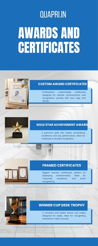 AWARD AND CERTIFICATES