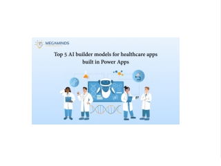 Top 5 AI builder models for healthcare Apps Built in Power Apps