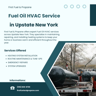 Fuel Oil HVAC Service in Upstate New York  First Fuel & Propane