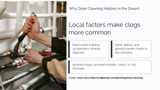 Gunny's Residential Drain Cleaning in Las Vegas & Pahrump