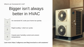 How to Identify and Fix Oversized AC Unit Problems in Homes