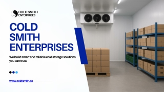 Dairy Cold Room Manufacturers