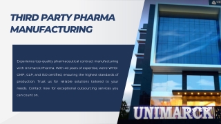 Pharma Manufacturing Services All Over India