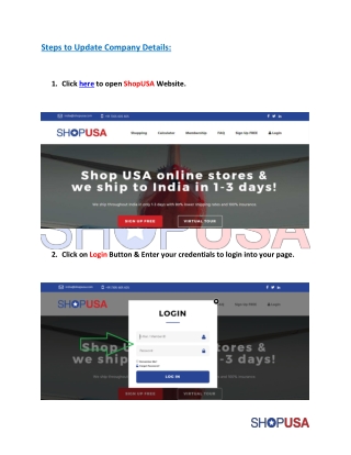 Shop from USA Online Stores and Ship to India with ShopUSA