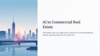 AI in Commercial Real Estate - Leni's View