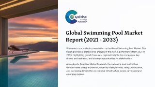 Swimming Pool Market