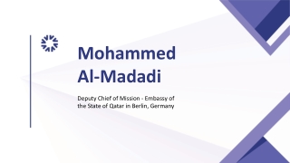 Mohammed Al-Madadi - An International Affairs Expert - Qatar