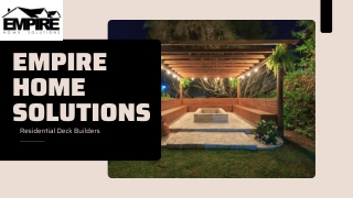 Residential Deck Builders Near You How to Find the Best Fit